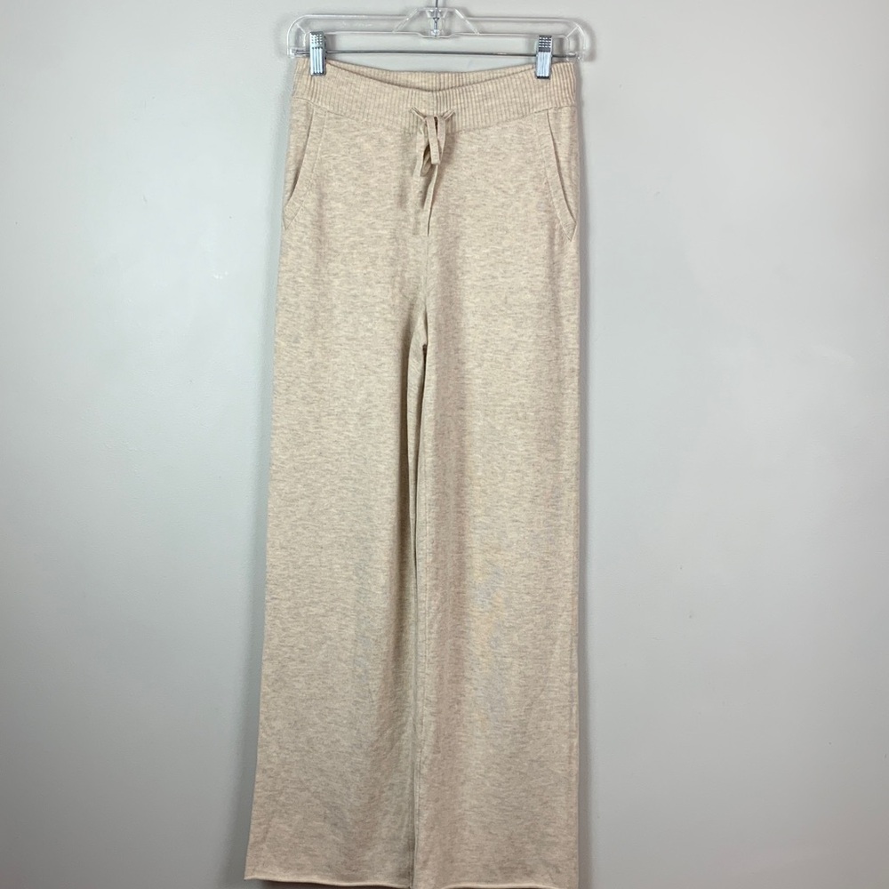 Soma Weekend Wide Leg Lounge Pants in Heather Praline NEW!